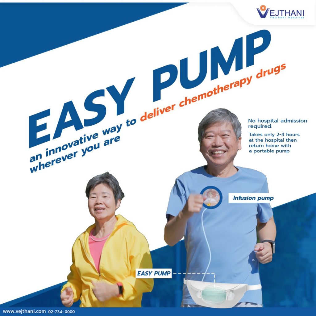 Easy Pump – an innovative way to deliver chemotherapy drugs wherever you are  