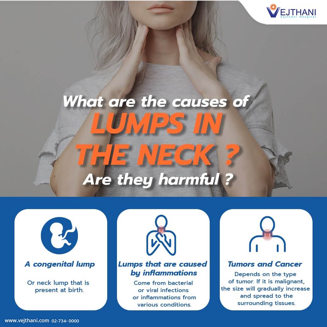 What are the causes of lumps in the neck?